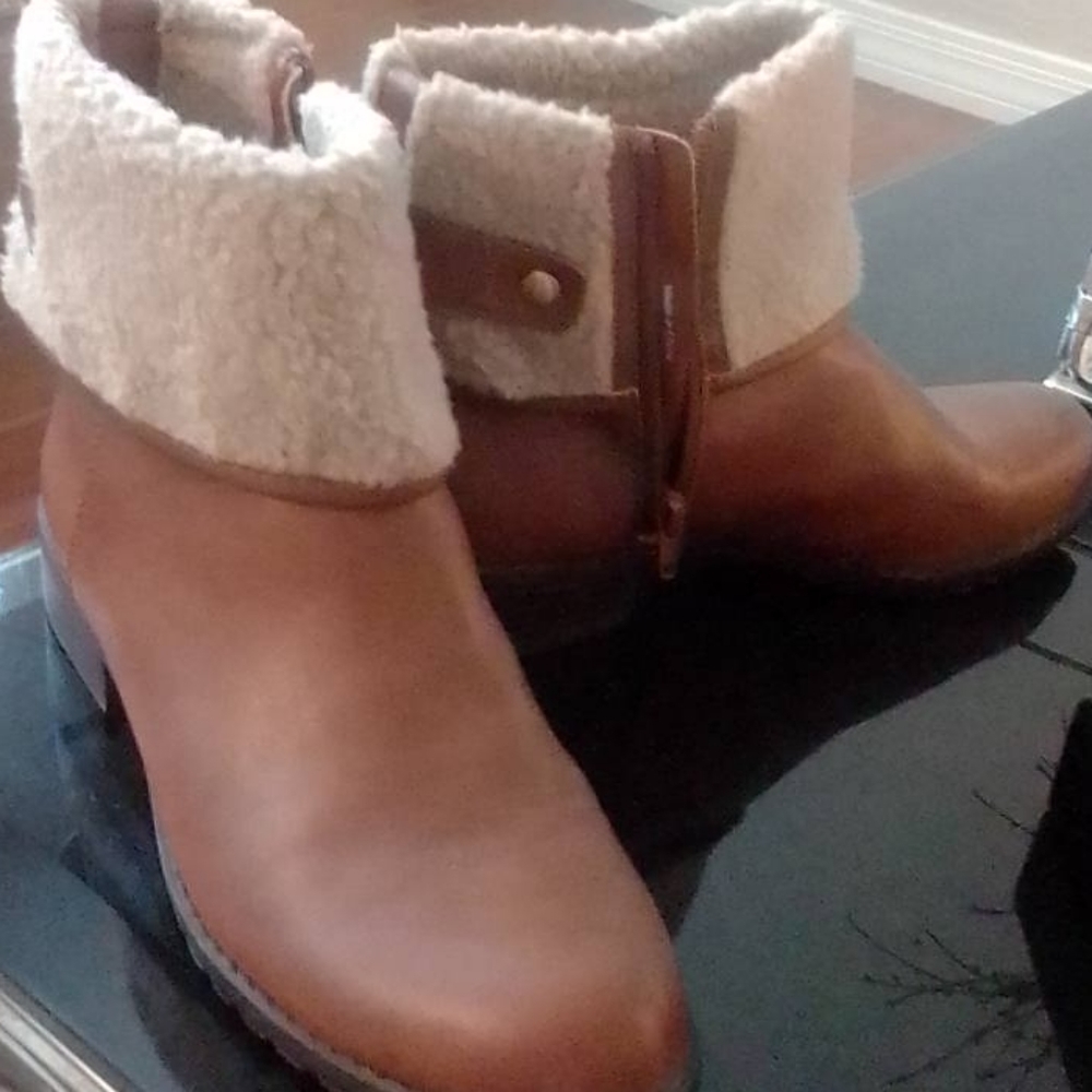 Boots with the furr like material